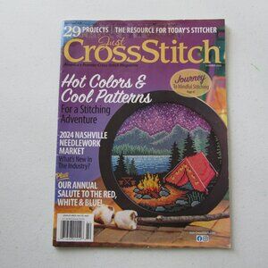 Just Cross Stitch Magazine Hot Colors and Cool Patterns Summer Projects 2024